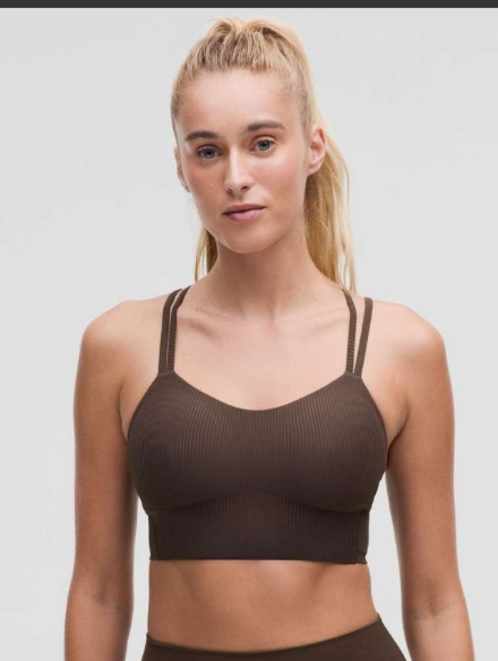 Lululemon Like A Cloud Ribbed Long Line Bra